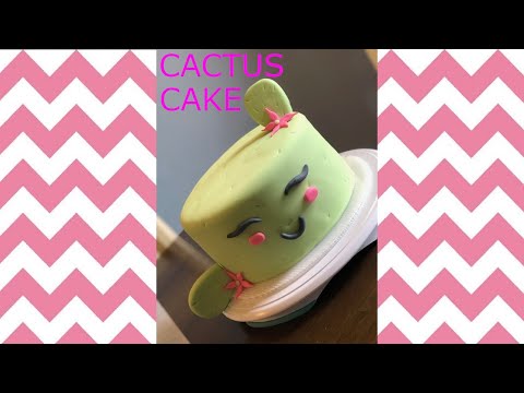 Cactus cake tutorial!