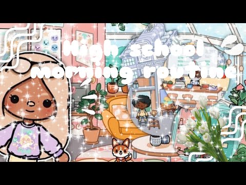 High school morning routine||Toca Boca rp||TocaVicky world