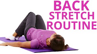 Lower Back Stretches for Back Relief (MORNING BED ROUTINE)