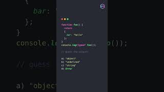 Javascript- Guess the output?#JavaScript#Coding#WebDev#Programming#Code #codelogic #codinginterview