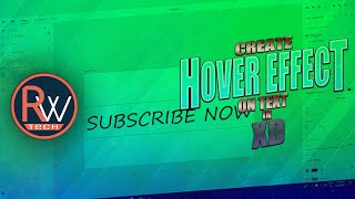 How to make HOVER TEXT Effect in 3 min | Adobe XD | Tutorial | Hindi/Urdu | 2022