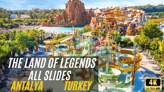 Aquapark All Slides The Land Of Legends Antalya