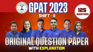 GPAT 2023 (Shift-II) Original Questions with Explanation | GPAT Previous Year MCQs | #gpatexam #gpat