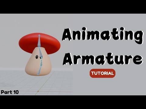 Make Your 3D Mushroom Jump in Blender Like Magic! Beginner Tutorial Series Part 10