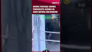 Drone Footage Shows Terrorists Hiding In Shed Before Fierce J&K Encounter