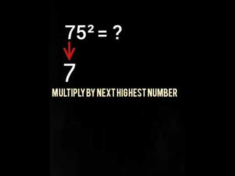 maths trick
