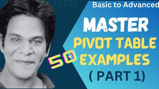 Part 1 : Master Pivot Tables 50 Examples #excel #montyexcel