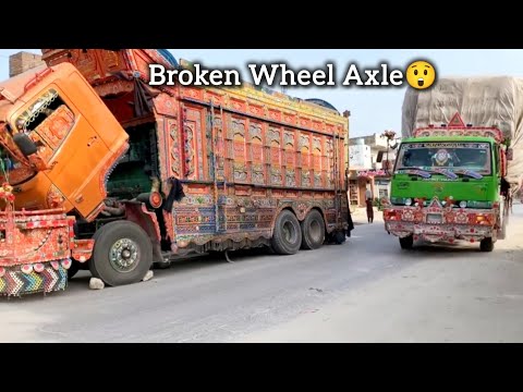 Amazing Process of Repairing Truck Broken Rear wheel Axle Housing | Complete Process | Amazing Skill