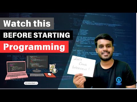 Watch this before you start programming.