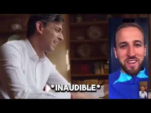 PM Rishi Sunak Calls Harry Kane To Talk Football😂