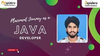 Job Secured! Jspiders Marathahalli Student Cracks IT Placement