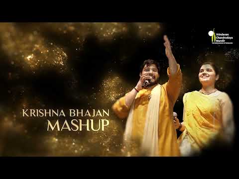 Dhruv Sharma + Swarna Shri - Krishna Bhajan Mashup Live at Vrindavan Chandrodaya Mandir