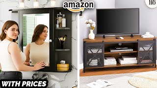 25 New AMAZON FINDS TO DECLUTTER YOUR HOME | Smart Space Saving Furniture Ideas [With Prices]