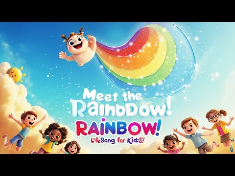 🎵“The Rainbow’s Colorful Life 🌦️ | Kids Learning Song About Colors, Weather & Nature | Ages 3–9”