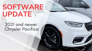 How to check for SOFTWARE UPDATES on your 2021 & newer Chrysler Pacifica ￼#chrysler #uconnect