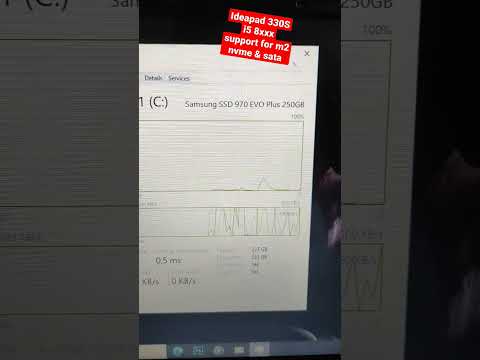 Lenovo Ideapad 330s Core i5 8th Gen support for M2 NVMe and M.2 Sata