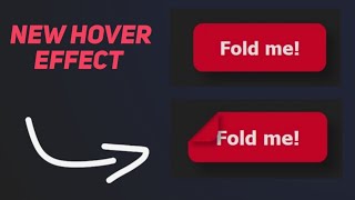 Folding Edge Hover Effect | Html CSS | @Codingpolar  #coding