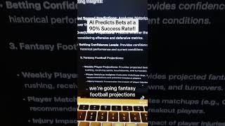 Subscribe for updates! #sportsbetting #fantasyfootball