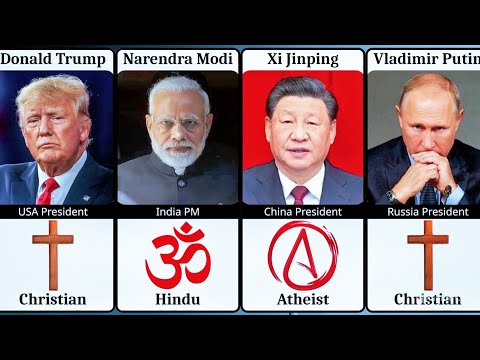 All Countries Leaders & Their Religions