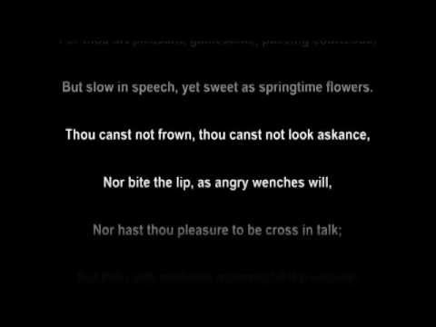 Monologue: PETRUCHIO - The Taming of the Shrew (Act 2, Scene 1)