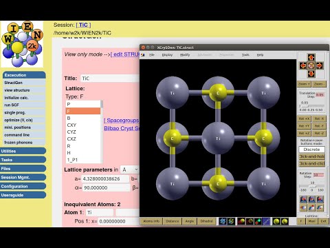 RV05: Installing XCrySDen and enabling View Structure in w2web of WIEN2k