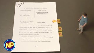 Signing Giant Divorce Papers | Downsizing