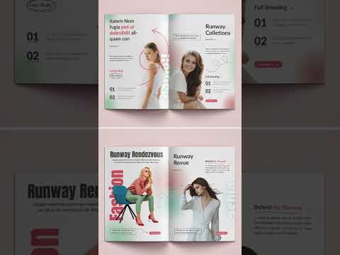 Unlock Your Style: Create Stunning Fashion Magazine Templates Like A Pro! #graphypix