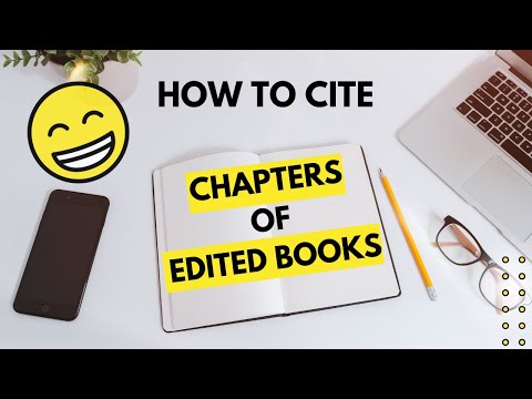 How to Cite and Reference Chapter in a Book - Harvard style