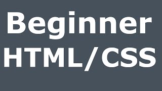 Basic HTML and CSS Website for Beginners