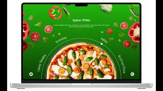 Pizza Website UI Design | Smooth Interactions & Minimal Aesthetic | Figma