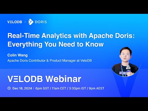 Real-Time Analytics with Apache Doris: Everything You Need to Know