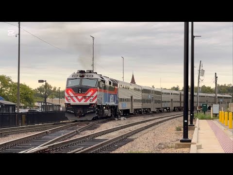 Railfanning at Aurora, IL! #railfan #train #metra #youtube