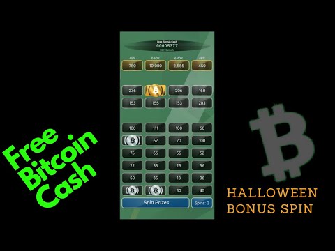 Free Bitcoin Cash - Halloween Bonus Spin