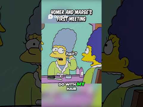 Young Homer's Hilarious First Move on Marge! 😂#thesimpsons #youtubeshorts #funny