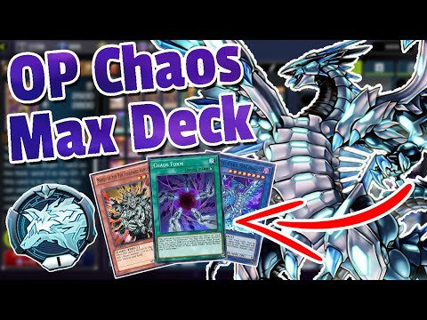OP CHAOS MAX DRAGON DECK in YuGiOh MASTER DUEL Ranked! (EASY OTK/PLAT)