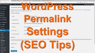 WordPress Permalink Settings + SEO Tips