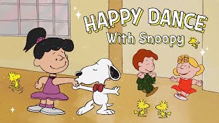 Happy Dance Time With Snoopy 💃🐾 | Fun & Relaxing Jazz Vibes