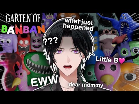 Zeal ginjoka in horror game be like 😟😯🙄☹️🙂 Garten of Banban Funny Moments Highlights Nijisanji EN 