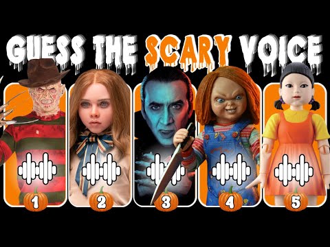 Can you guess the voice? 🤡🔪 M3gan, Chucky, Freddy Krueger 🎃 Halloween