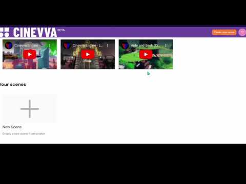 How to start a 3D game in app.cinevva.com