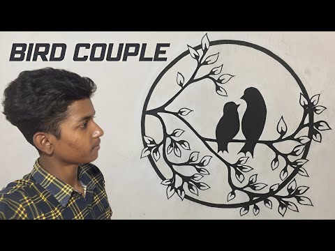 Bird Couple Wall Art - Vihanga N