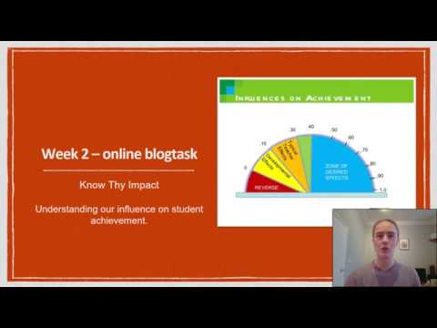 BLOG Week 2 - Know Thy Impact