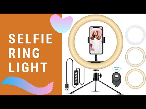 Selfie ring light unboxing and testing