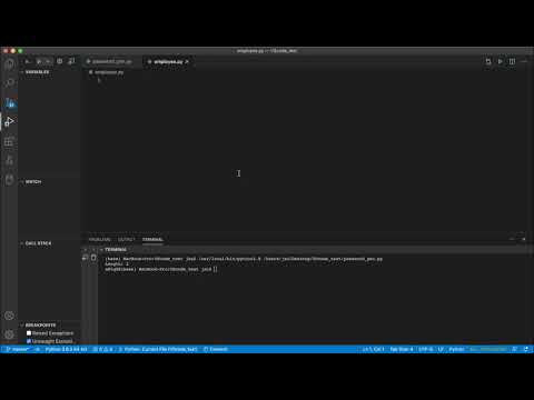 Random Password Gen with Python and Employee Management System!