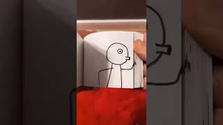 1 minute Tutorial on how to make a flipbook drawing #foryou  #fyp #animation