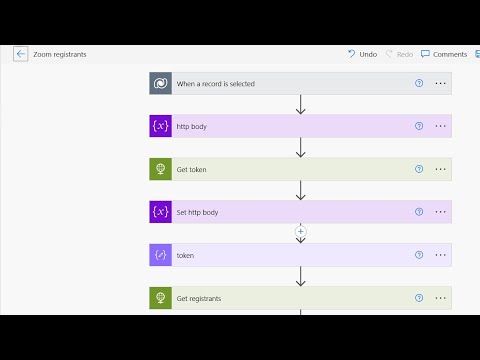 Get Zoom meeting registrants in Dynamics 365 using the HTTP power automate action.