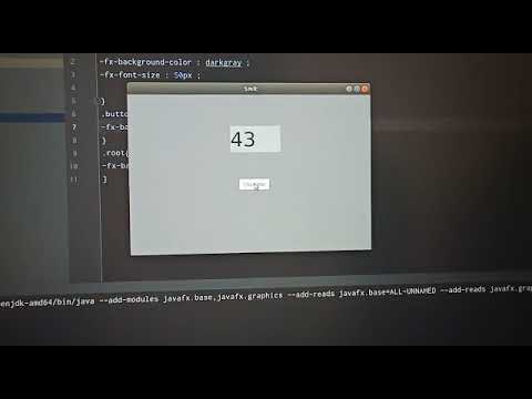 Random Number Generator Using JavaFx