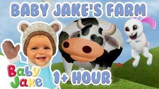 @BabyJakeofficial   - 🐰🐮 Baby Jake's Farm 🐮🐰 | 1+ HOUR SPECIAL | Yacki Yacki Yoggi