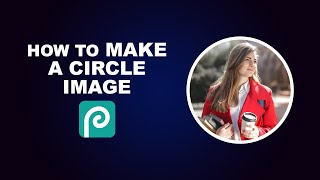 how to make a circle image in photopea