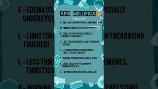 👉Trying to learn APIS MELLIFICA?Try this pneumonics "SWELL BEE" recall within seconds!🐝✨#viralshort